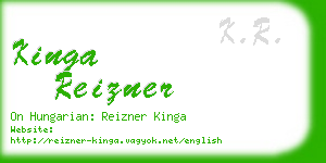 kinga reizner business card